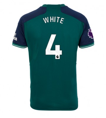 Arsenal Benjamin White #4 Koszulka Trzecich 2023-24 Krótki Rękaw